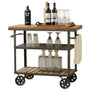 Modern Rustic Kitchen Trolley | VRINDA - onehappyhome