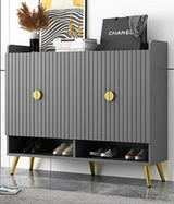 Modern Shoe Cabinet and Bench | CALVIN - onehappyhome