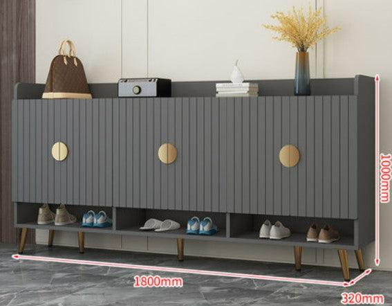 Modern Shoe Cabinet and Bench | CALVIN - onehappyhome