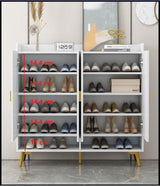 Modern Shoe Cabinet and Bench | CALVIN - onehappyhome