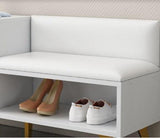 Modern Shoe Cabinet and Bench | CALVIN - onehappyhome