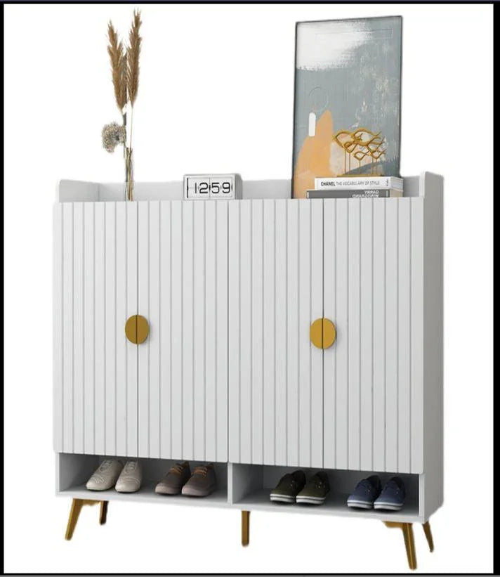 Modern Shoe Cabinet and Bench | CALVIN - onehappyhome