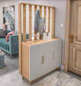 Modern Shoe Cabinet and Divider | ALYSSA - onehappyhome