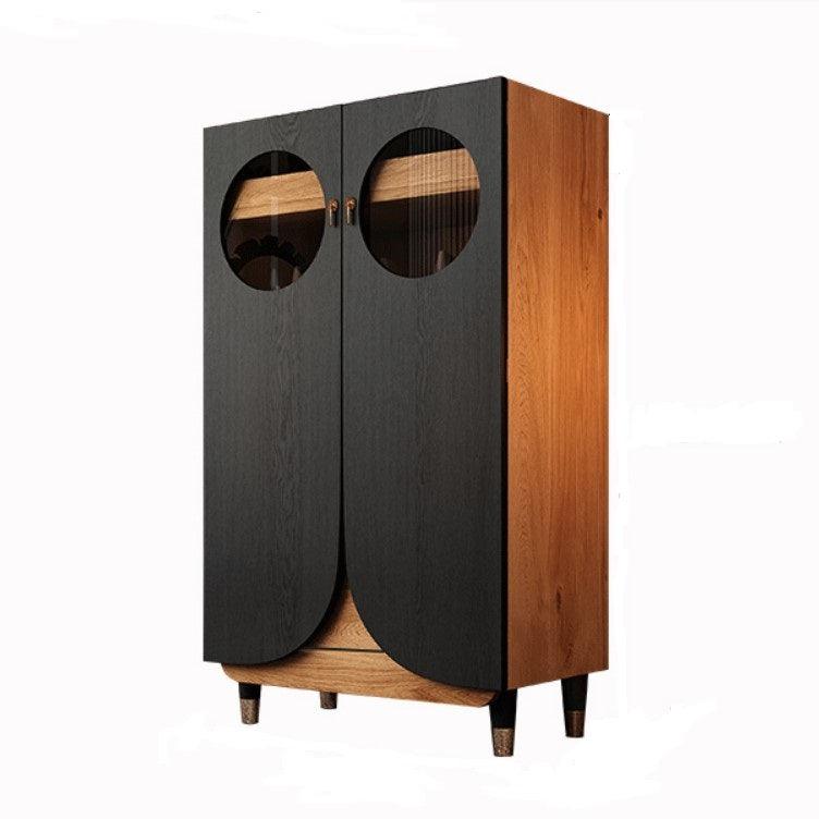 black shoe cabinet