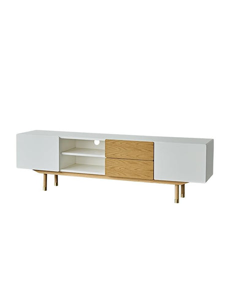 Modern TV Console/Solid Wood TV Cabinet | TILLY - onehappyhome