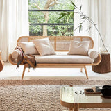 Natural Rattan Sofa | MALAYA - onehappyhome