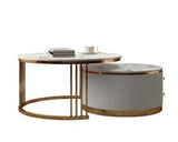 round nesting table set