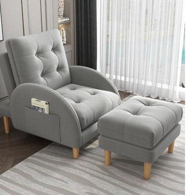 Nordic Lazy Chair Recliner Sofa | LIEZEL - onehappyhome