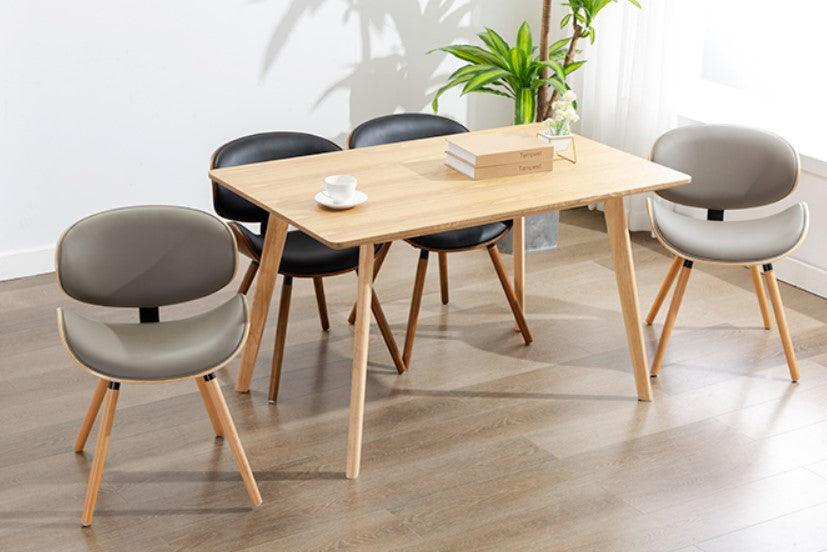 Nordic Woodclad Dining Chair | ARTHUR - onehappyhome