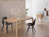 Oak Solid Wood Dining Table | ANUSHA - onehappyhome