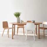 Oak Solid Wood Dining Table | ANUSHA - onehappyhome