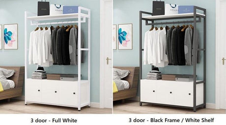 Open Wardrobe Storage Rack and Shelves | WINROSE - onehappyhome