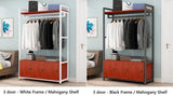 Open Wardrobe Storage Rack and Shelves | WINROSE - onehappyhome