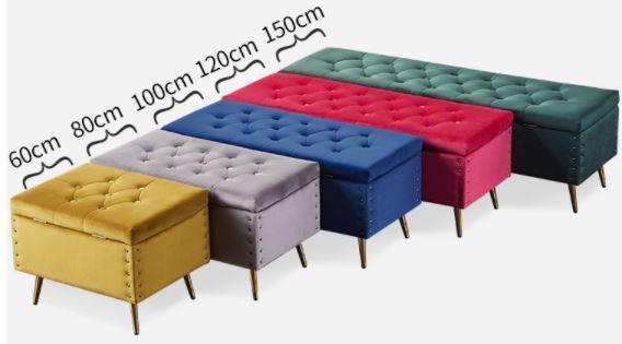 Ottoman Bench with Roomy Interior Storage | SYLVIA - onehappyhome