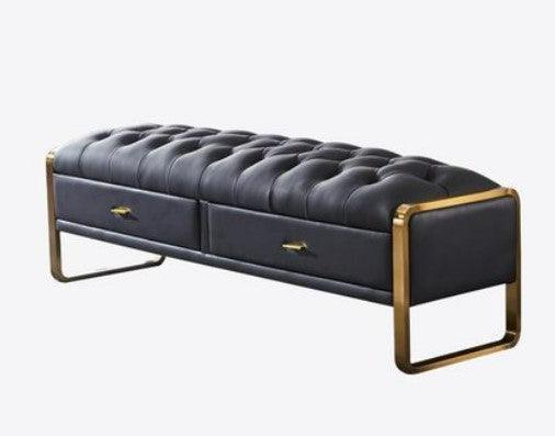 Ottoman Entryway Storage Bench | ROSELLE - onehappyhome