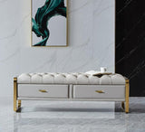 Ottoman Entryway Storage Bench | ROSELLE - onehappyhome