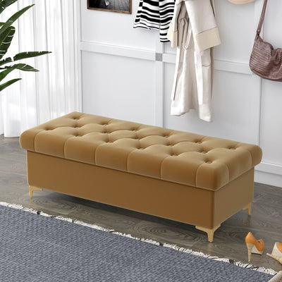 Ottoman Storage Bench | BERNA - onehappyhome