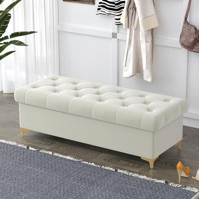 Ottoman Storage Bench | BERNA - onehappyhome