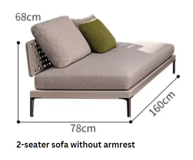 Outdoor 2-Seater Sofa | ROCA - onehappyhome