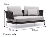 Outdoor 2-Seater Sofa | ROCA - onehappyhome