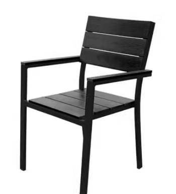 affordable outdoor chair black)