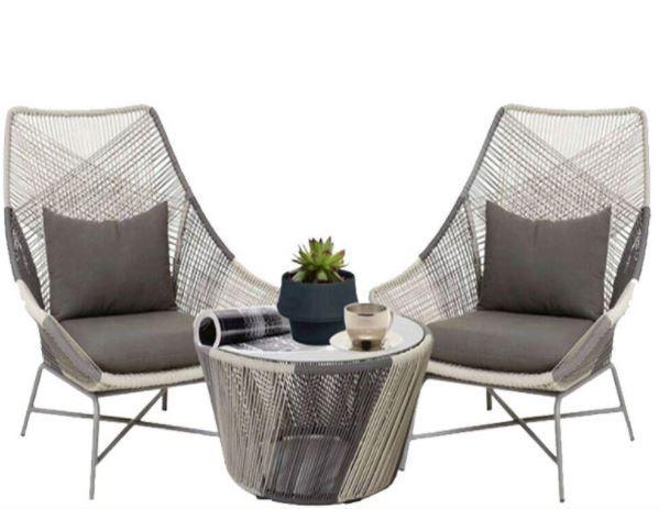 Outdoor Lounge Chair Set | OLIVIA - onehappyhome