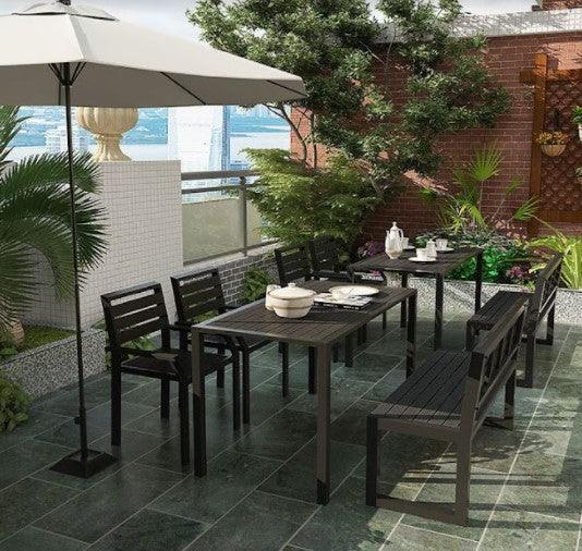 Patio Outdoor Dining Table and Chairs | OPRAH - onehappyhome
