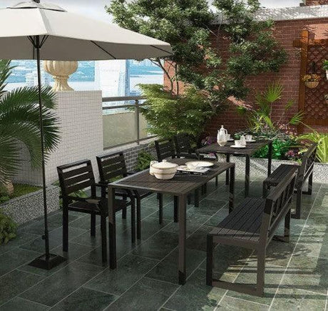 Patio Outdoor Dining Table and Chairs | OPRAH - onehappyhome