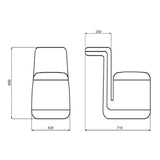 Pouf Stool | PIPER - onehappyhome