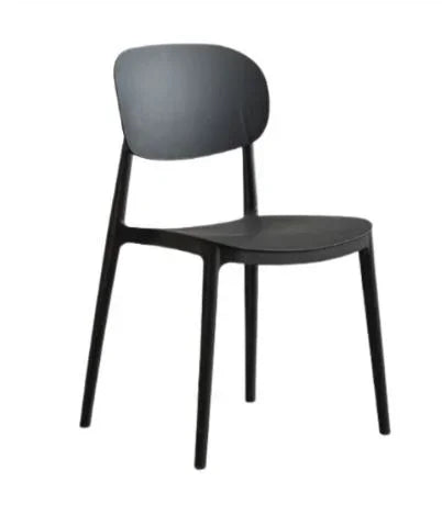 black thick pp chair