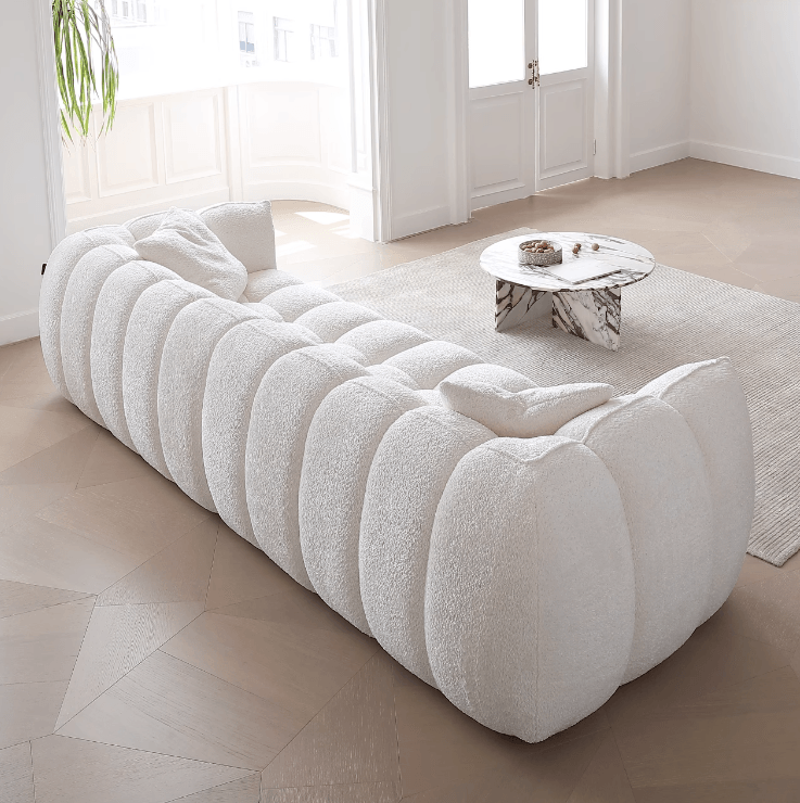 boucle sofa 