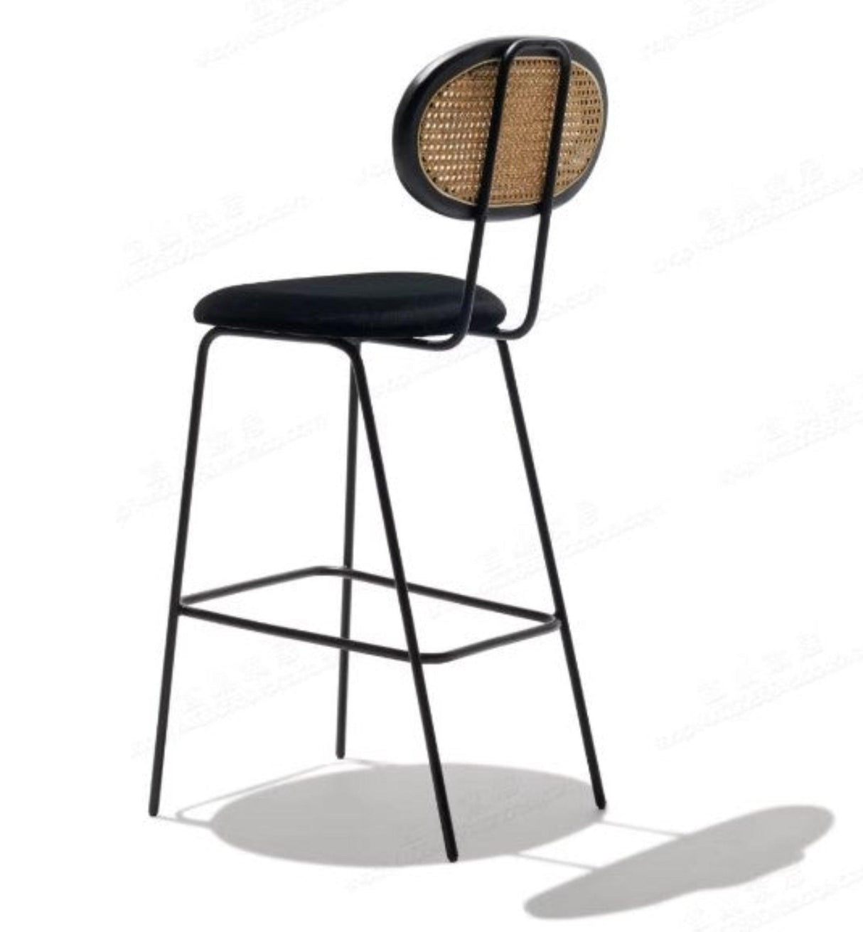 Rattan Bar Stool | ISHANI (Set of 2) - onehappyhome