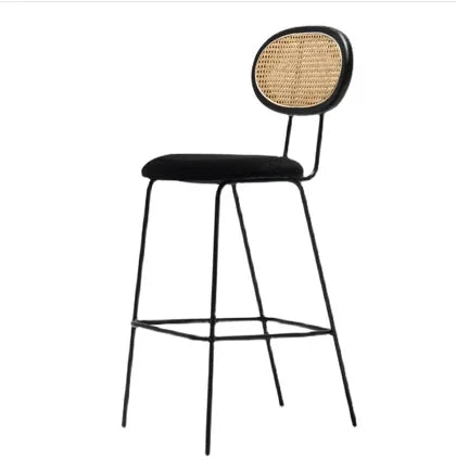 Rattan Bar Stool | ISHANI (Set of 2) - onehappyhome