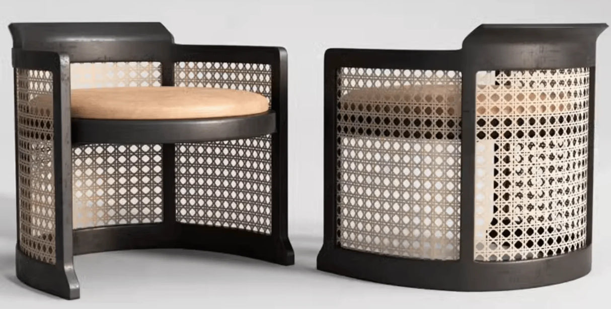 Rattan Bentwood Armchair | ADHIRA - onehappyhome