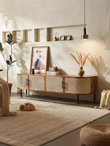 Rattan TV Console | PADAM - onehappyhome