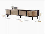 Rattan TV Console | PADAM - onehappyhome