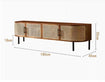 Rattan TV Console | PADAM - onehappyhome