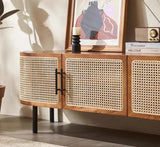 Rattan TV Console | PADAM - onehappyhome