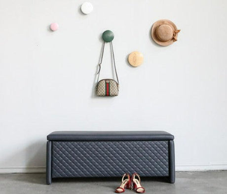 rectangular otttoman storage bench