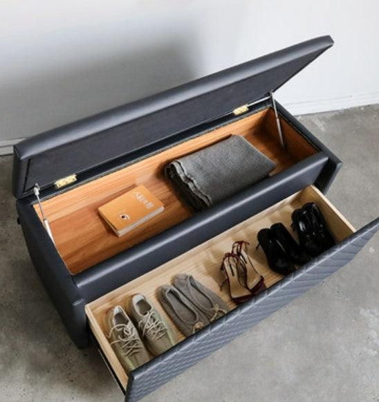 Rectangular Storage Bench | OCTAVIA - onehappyhome