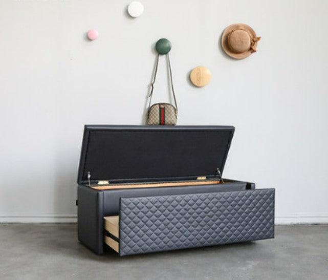 Rectangular Storage Bench | OCTAVIA - onehappyhome