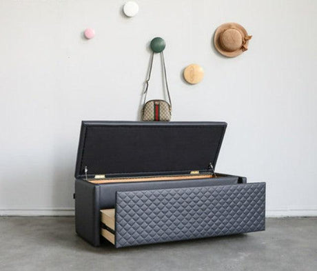 Rectangular Storage Bench | OCTAVIA - onehappyhome