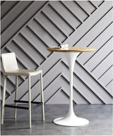 white round bar table minimalist