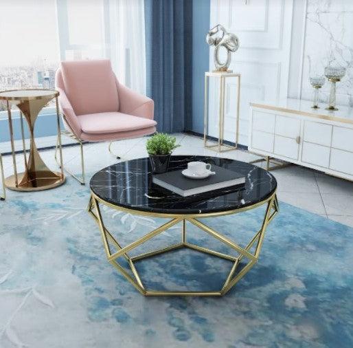 Round Coffee Table | CHESKA - onehappyhome