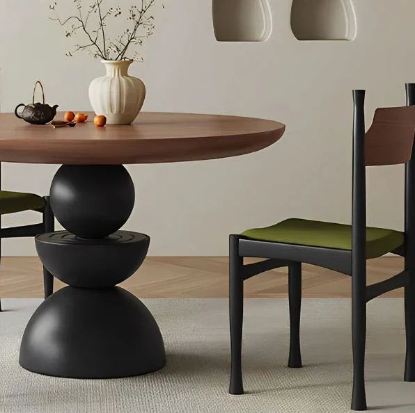 Round Dining Table | IRAVAN - onehappyhome