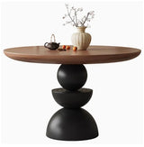 Round Dining Table | IRAVAN - onehappyhome