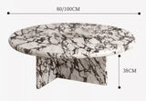 Round Marble Coffee Table | KAIRAV - onehappyhome