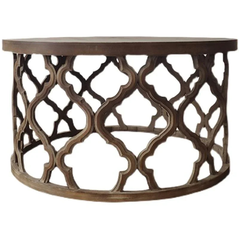 Rustic Coffee Table and Side Table | LEILA - onehappyhome