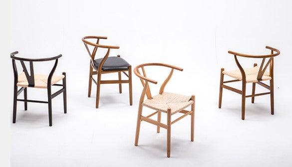 solid wood dining chair