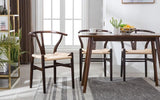 Rustic Wishbone Dining Chair | CORINA - onehappyhome